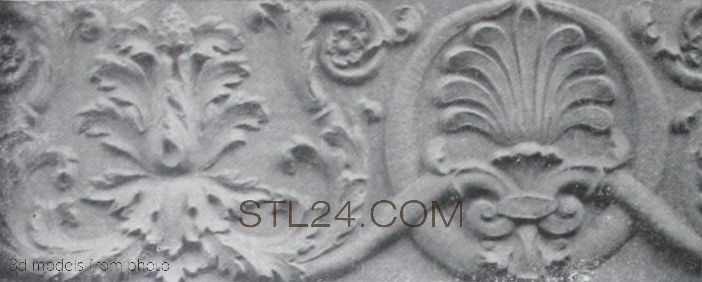 Фризы (FRIESE_1574 -  | 3D model 3DSMAX / OBJ / STL) 3D модель для ЧПУ станка